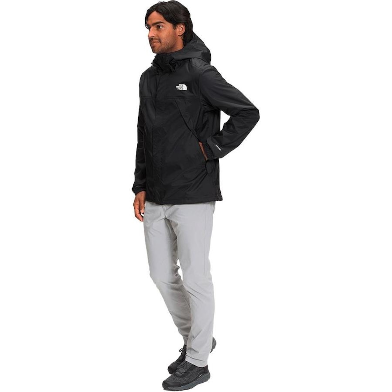 Jaqueta com Capuz The North Face Corta Vento Antora - Masculina - Foto 4