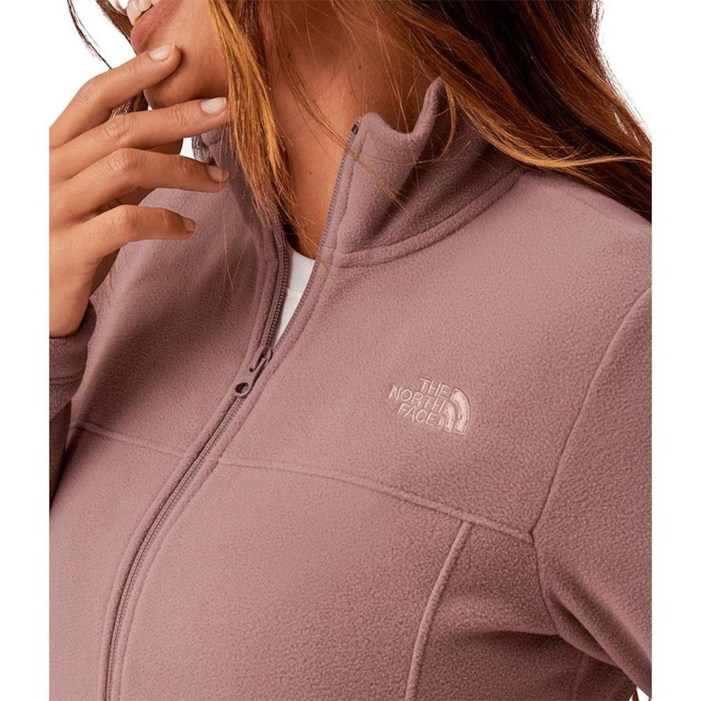 Jaqueta sem Capuz The North Face Fleece Glacier - Feminina - Foto 3