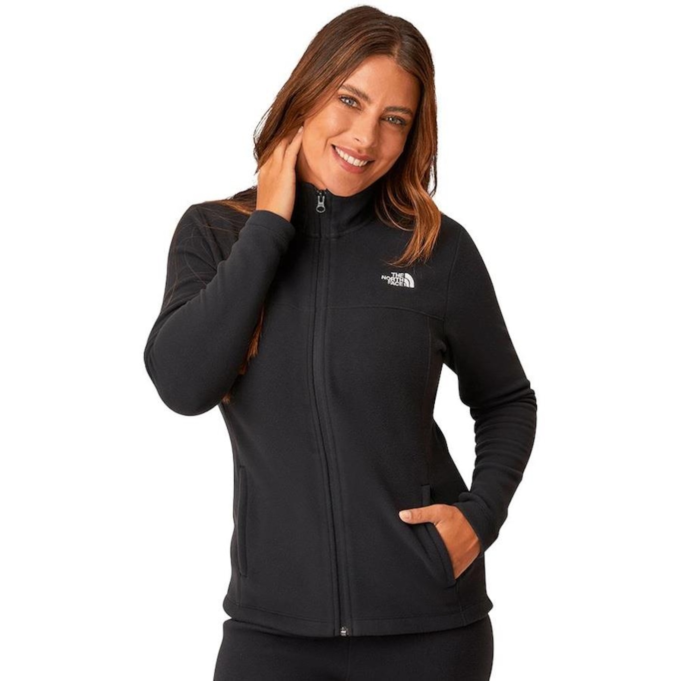 Jaqueta sem Capuz The North Face Fleece Glacier - Feminina - Foto 1