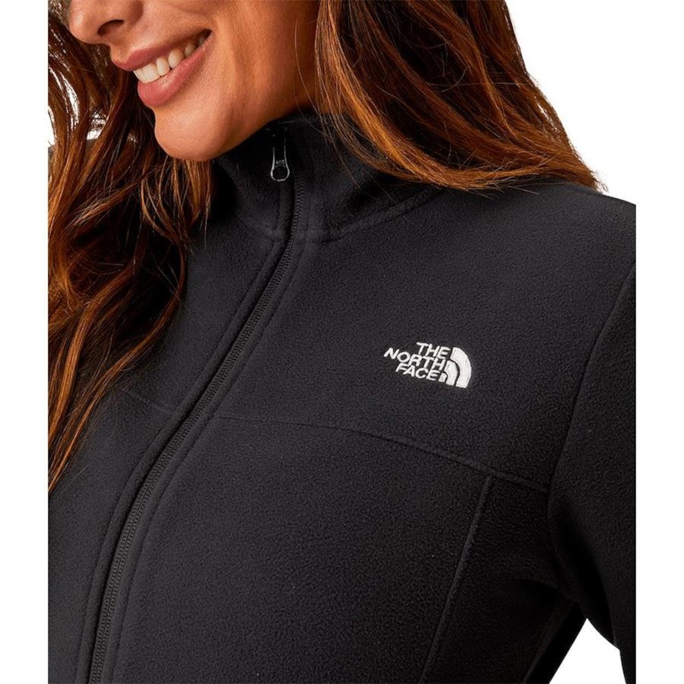 Jaqueta sem Capuz The North Face Fleece Glacier - Feminina - Foto 3