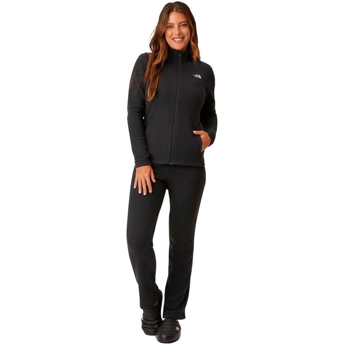 Jaqueta sem Capuz The North Face Fleece Glacier - Feminina - Foto 4