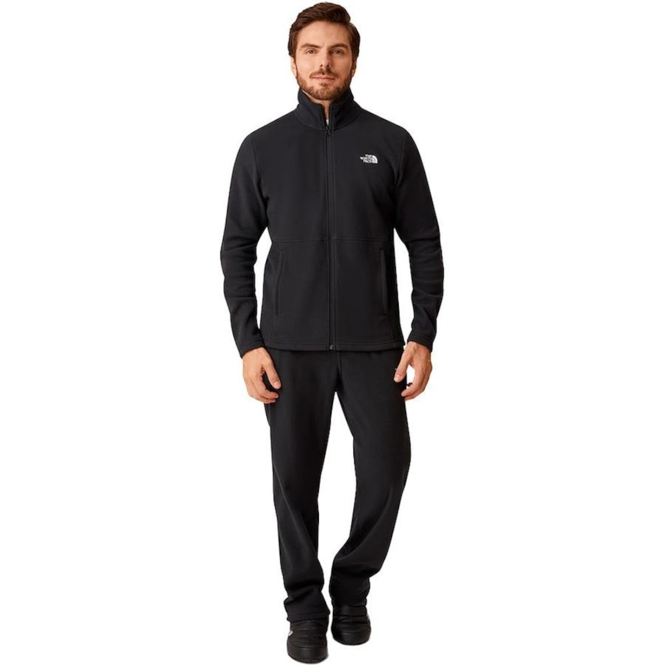 Jaqueta sem Capuz The North Face Fleece Glacier - Masculina - Foto 4