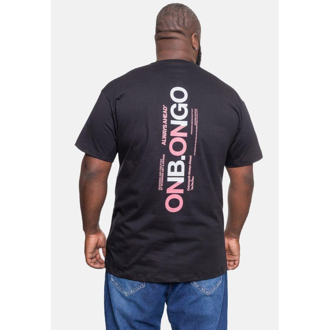 Camiseta Onbongo Plus Size Estampada - Masculina - Foto 2