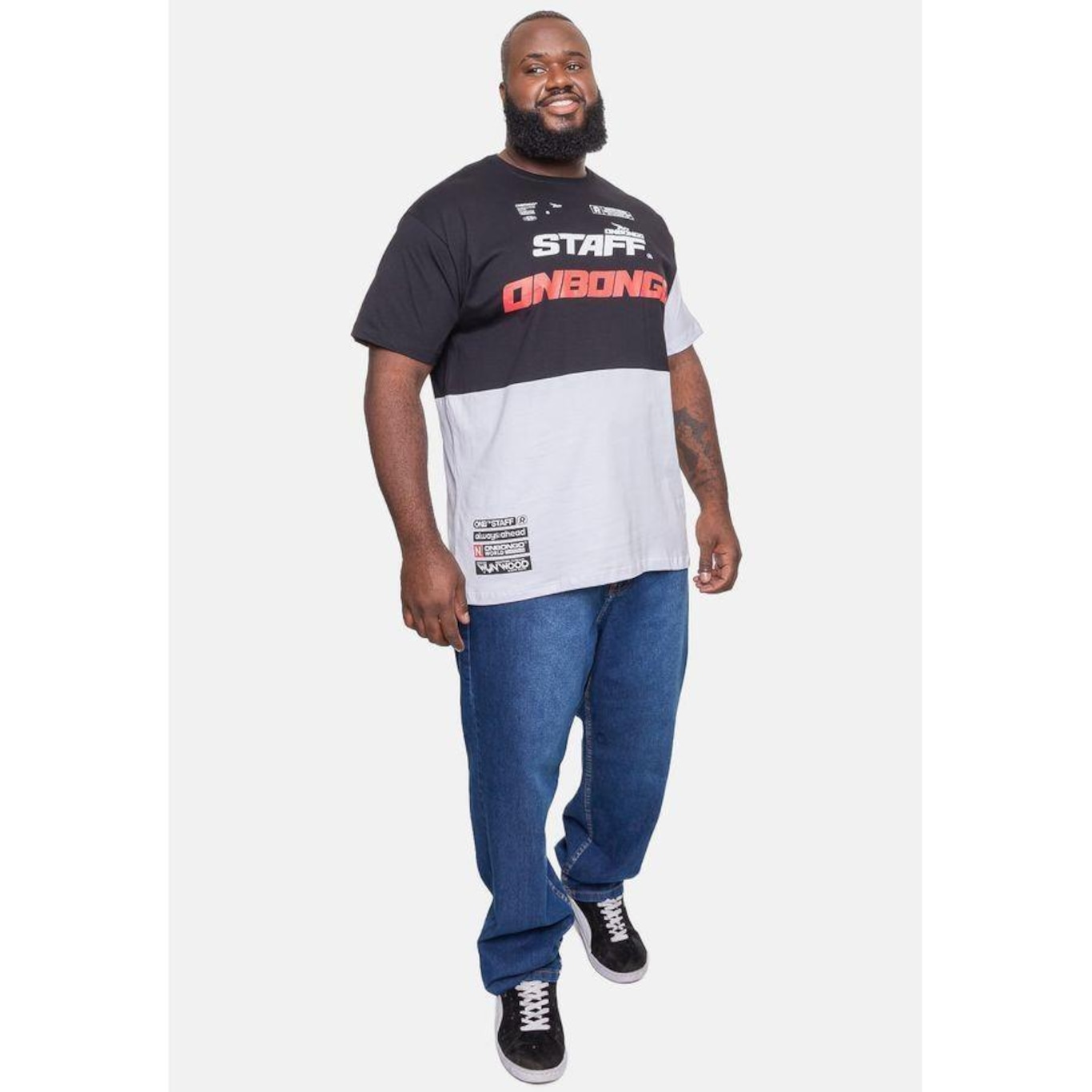 Camiseta Onbongo Plus Size Snc88 - Masculina - Foto 2