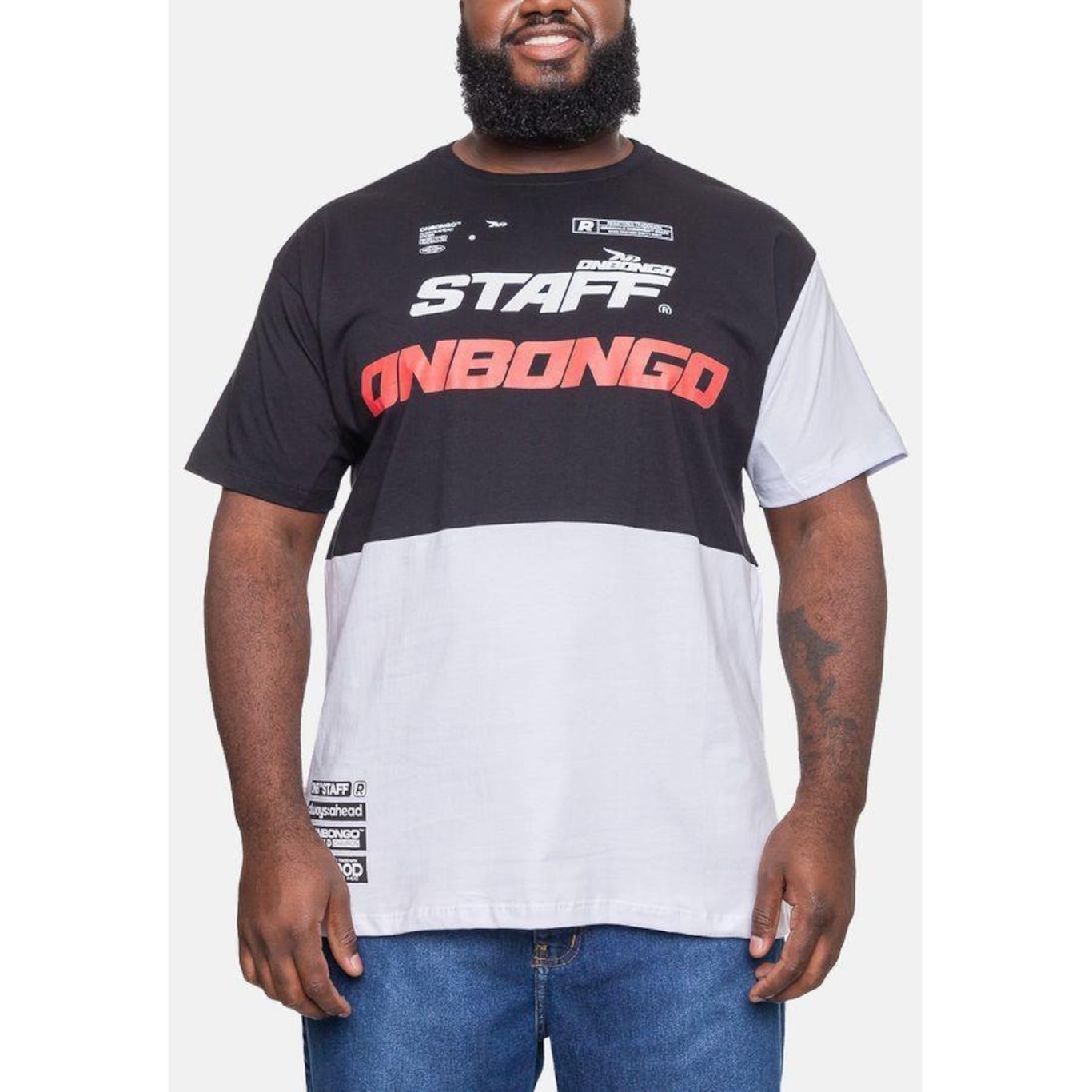 Camiseta Onbongo Plus Size Snc88 - Masculina - Foto 3