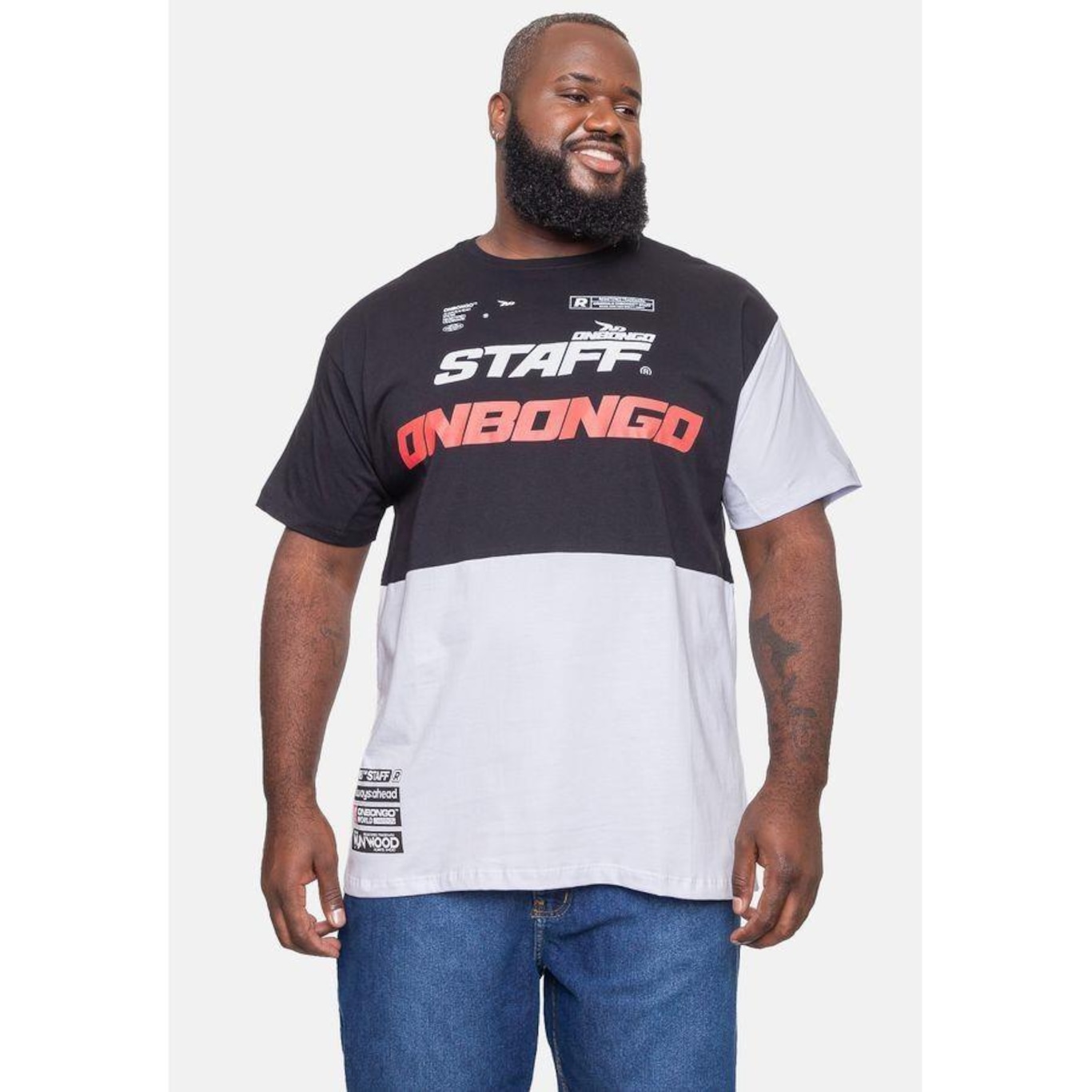 Camiseta Onbongo Plus Size Snc88 - Masculina - Foto 4