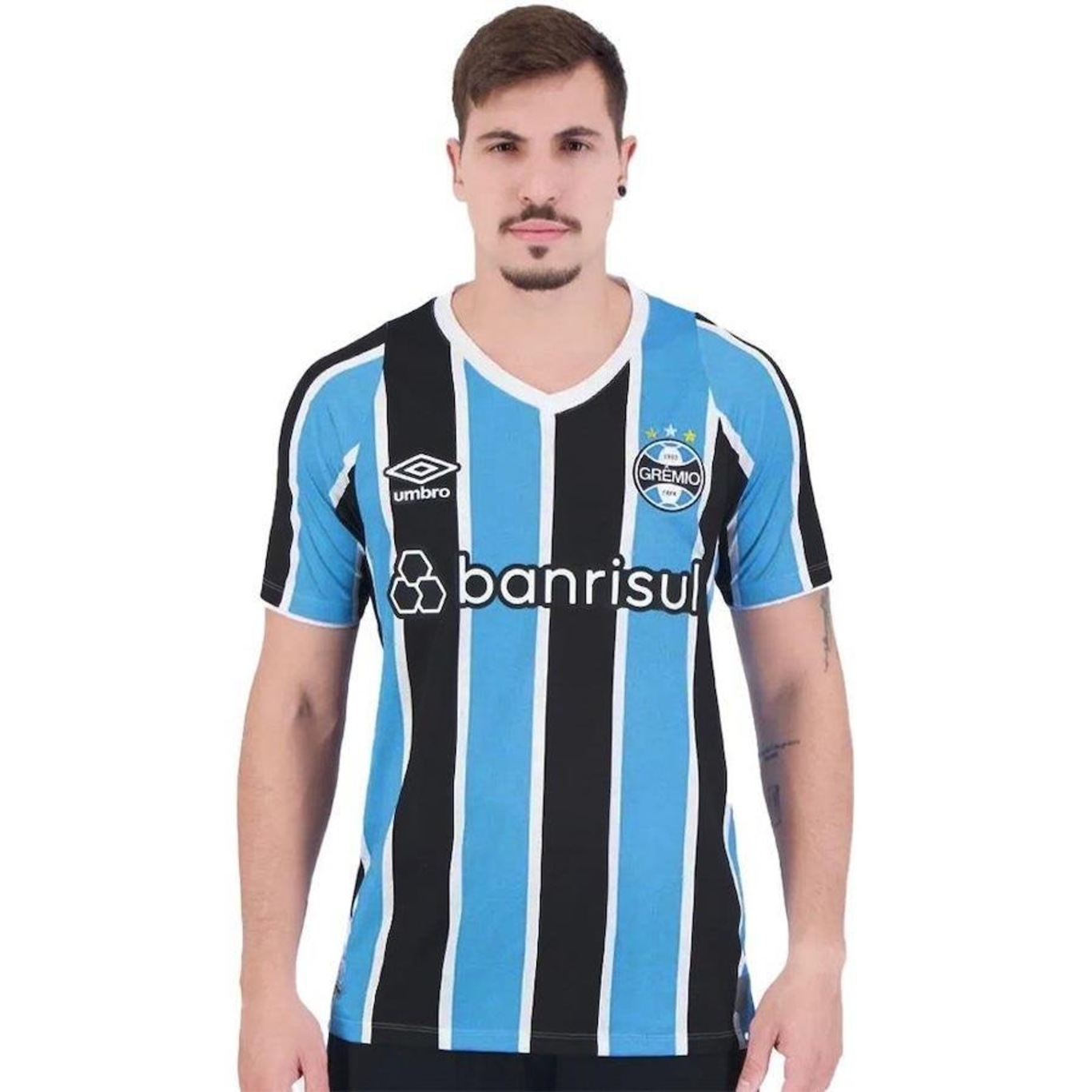 Camisa do Grêmio Oficial 1 2024 Umbro Torcedor - Masculina - Foto 1