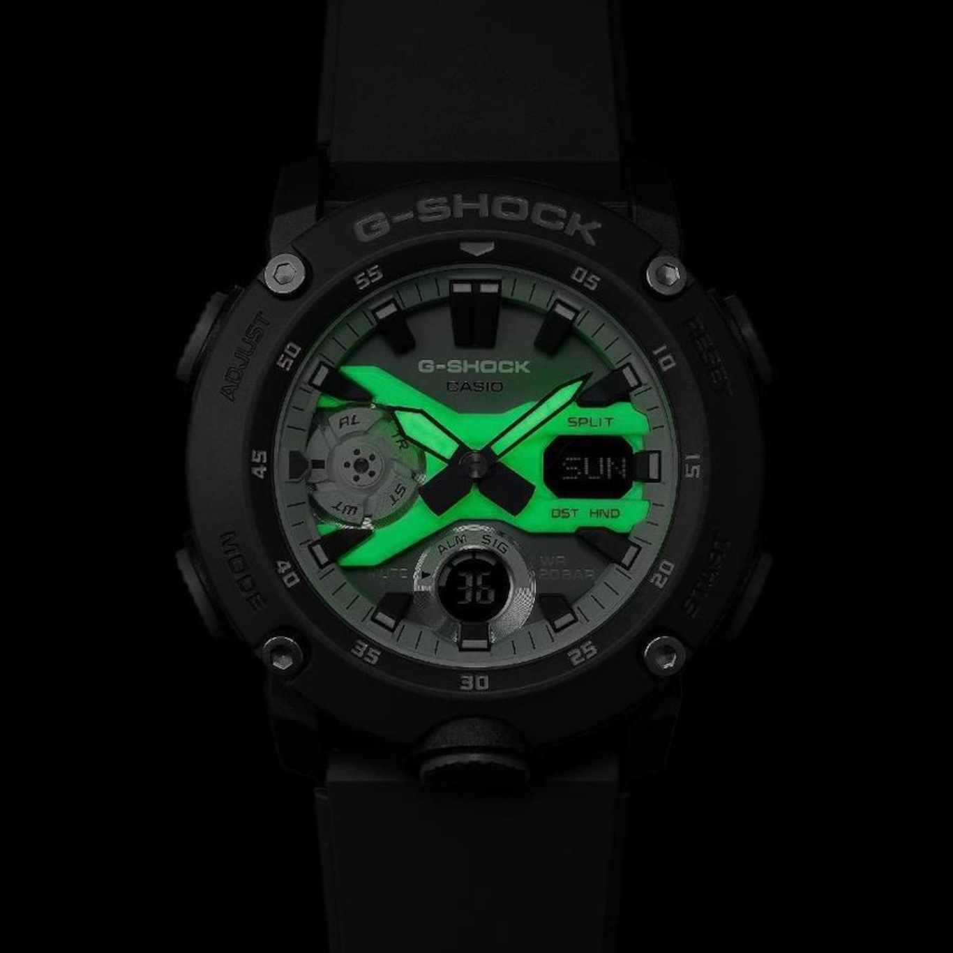 Relógio Casio G-Shock Ga-2000Hd-8Adr Hidden Glow - Foto 3