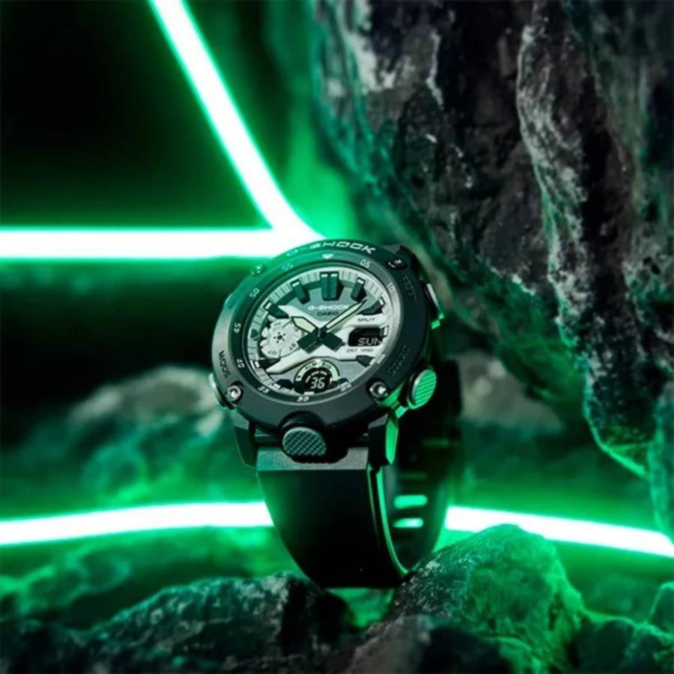 Relógio Casio G-Shock Ga-2000Hd-8Adr Hidden Glow - Foto 4