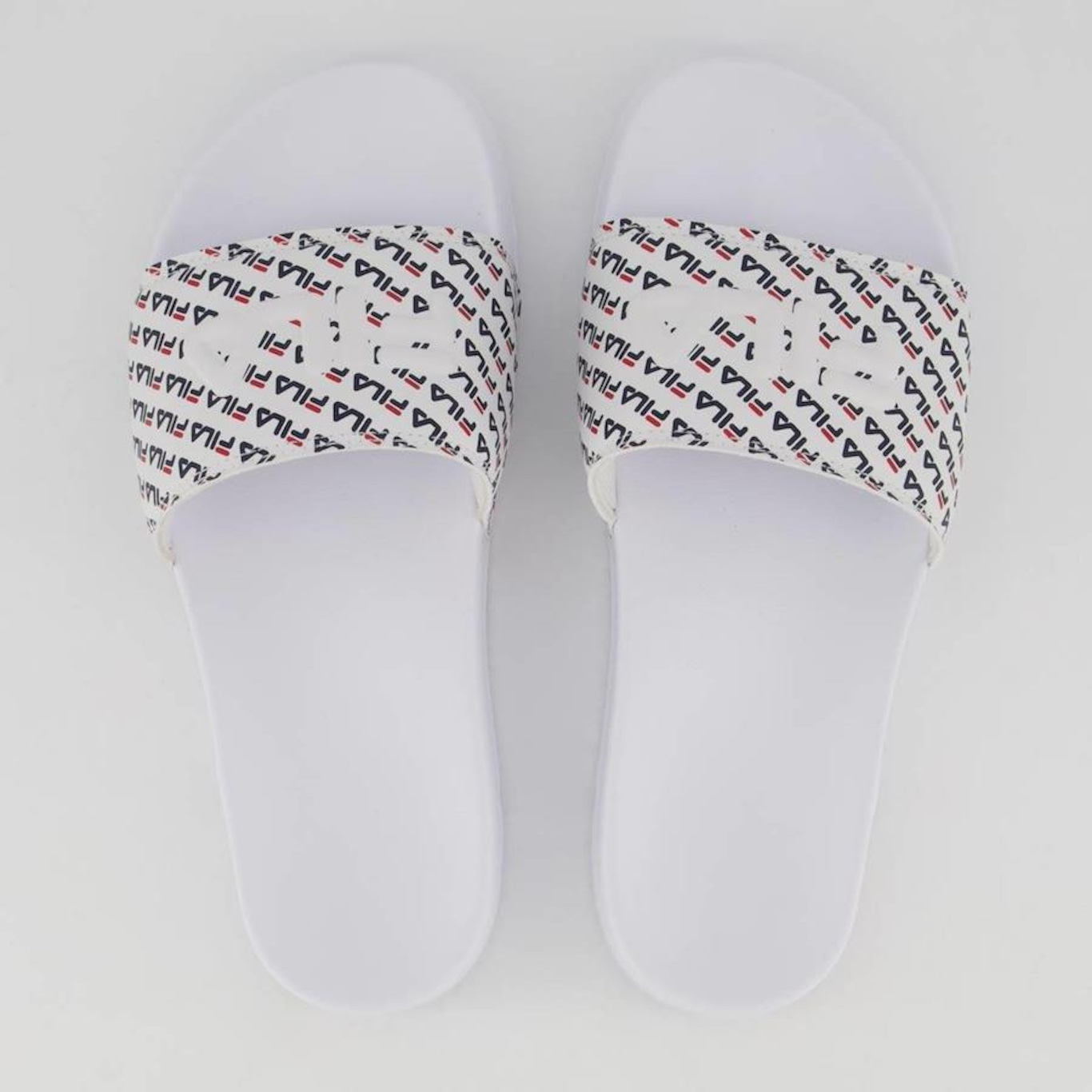 Chinelo Fila Drifter Basic Mini Logo Slide - Masculino - Foto 1