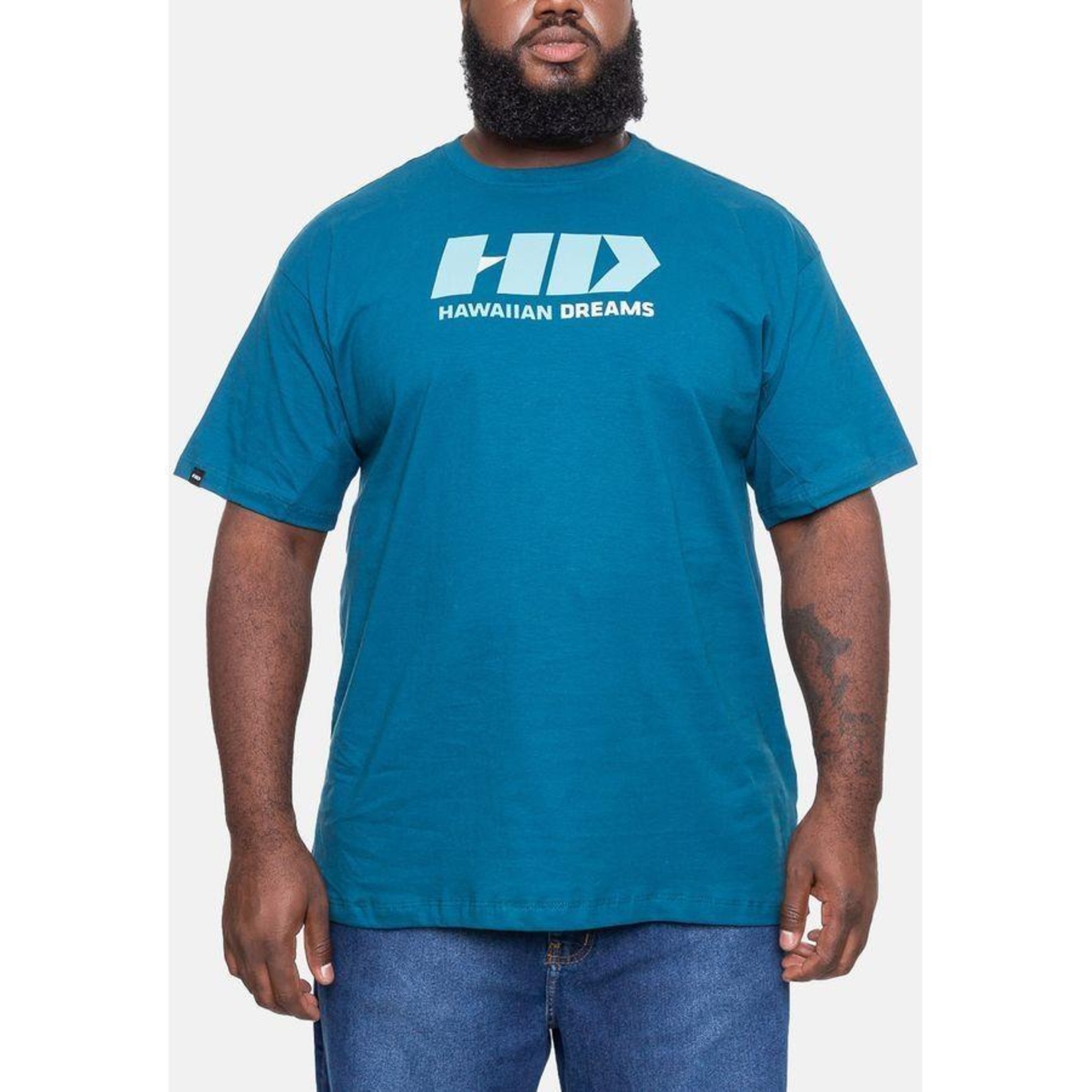 Camiseta Hd Plus Size Logo - Masculina - Foto 4