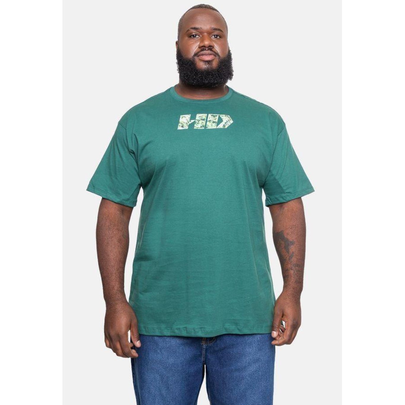 Camiseta Hd Plus Size Stones - Masculina - Foto 3