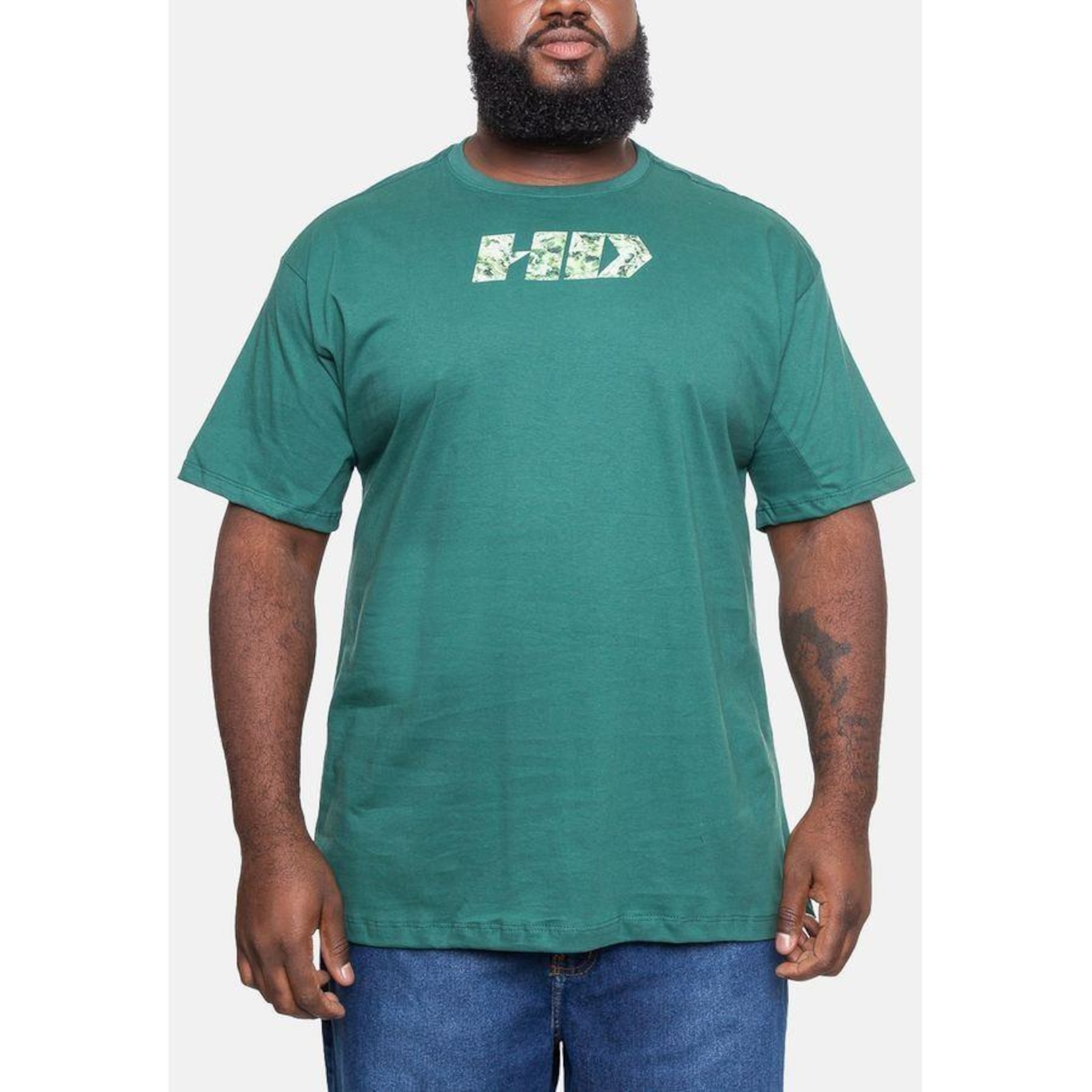 Camiseta Hd Plus Size Stones - Masculina - Foto 4