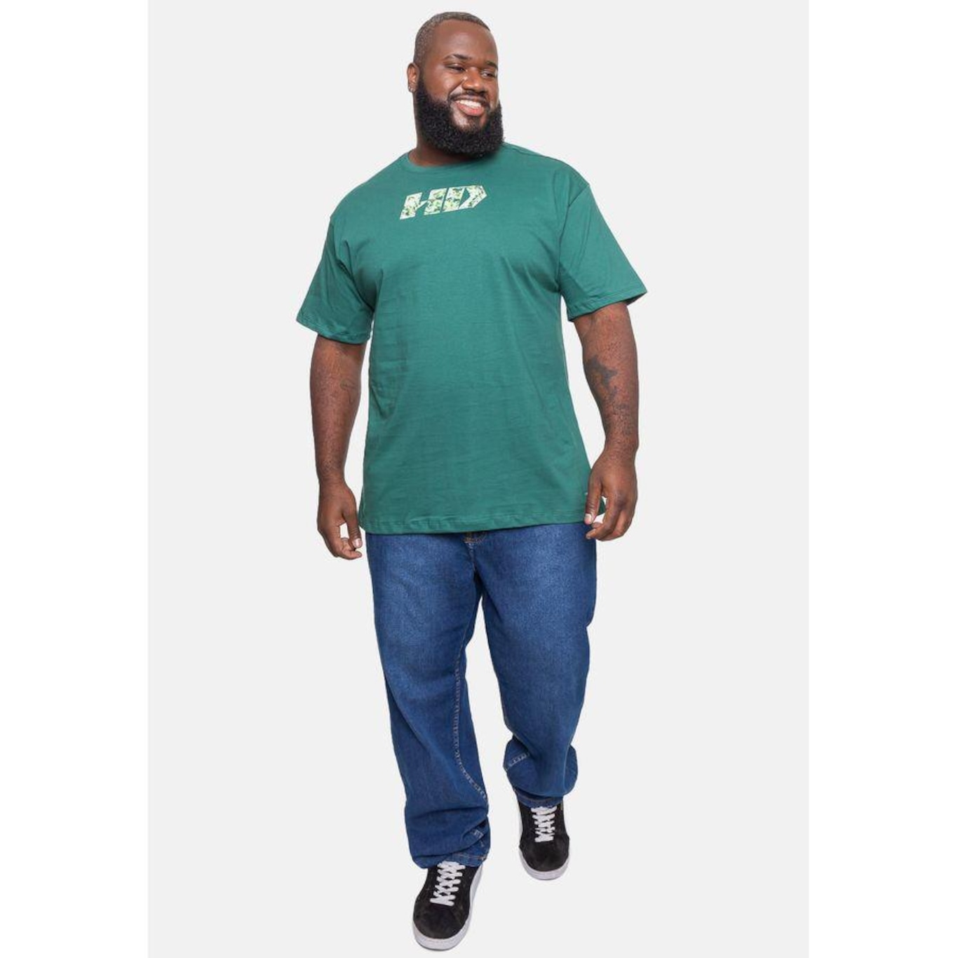 Camiseta Hd Plus Size Stones - Masculina - Foto 5