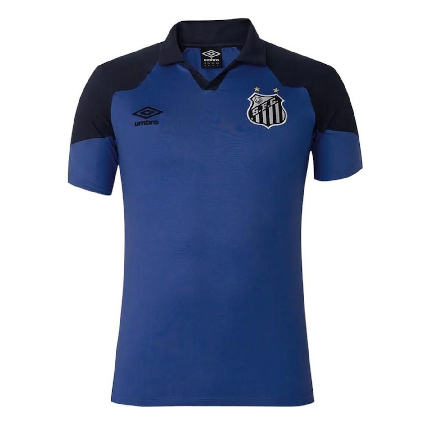 Camisa Polo do Santos 2023 Umbro Viagem - Masculina - Foto 1