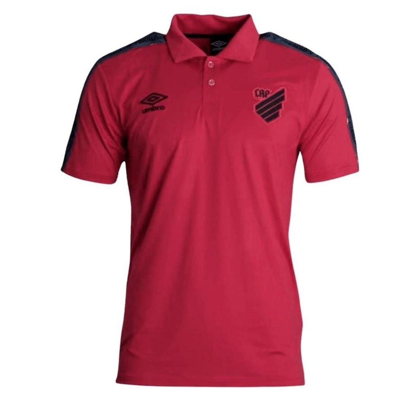 Camisa Polo do Atlético Paranaense 2022/23 Umbro Viagem - Masculina - Foto 1