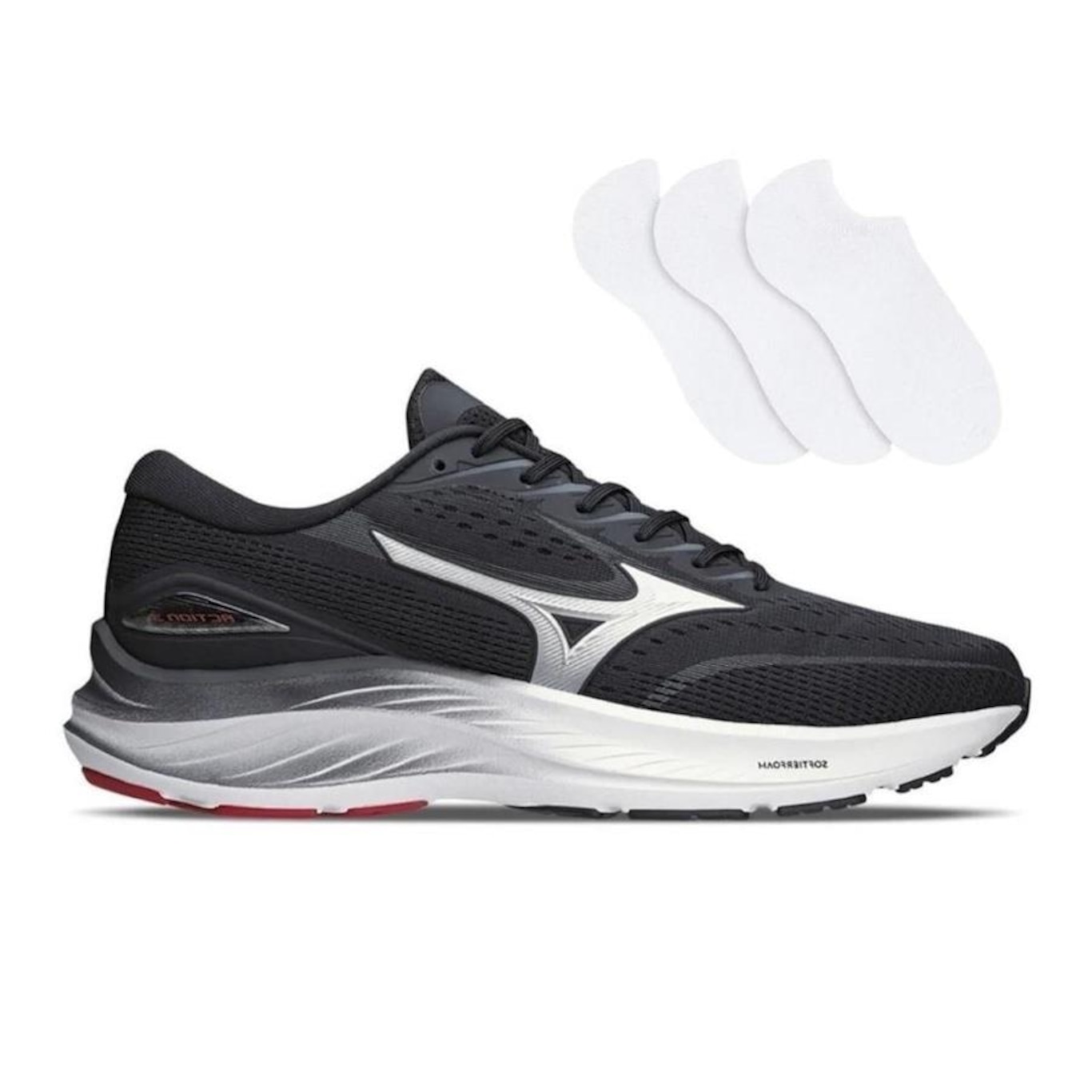 Kit Tênis Mizuno Action 3 + 3 Pares de Meias - Masculino - Foto 1