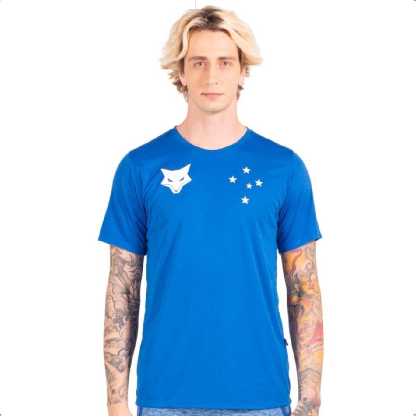 Camiseta do Cruzeiro Esporte Clube Surf Center Oficial Esportiva - Masculina - Foto 1