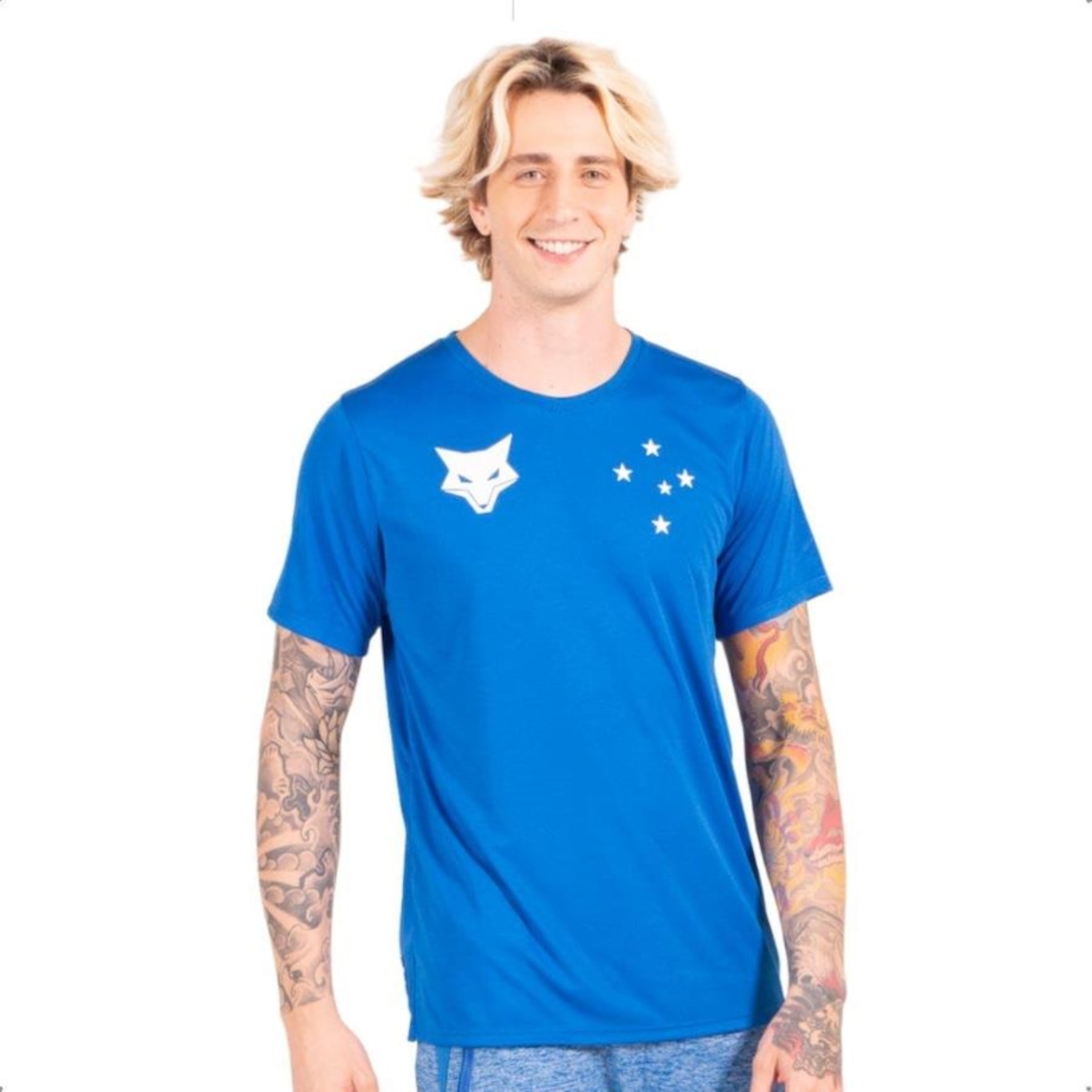 Camiseta do Cruzeiro Esporte Clube Surf Center Oficial Esportiva - Masculina - Foto 2