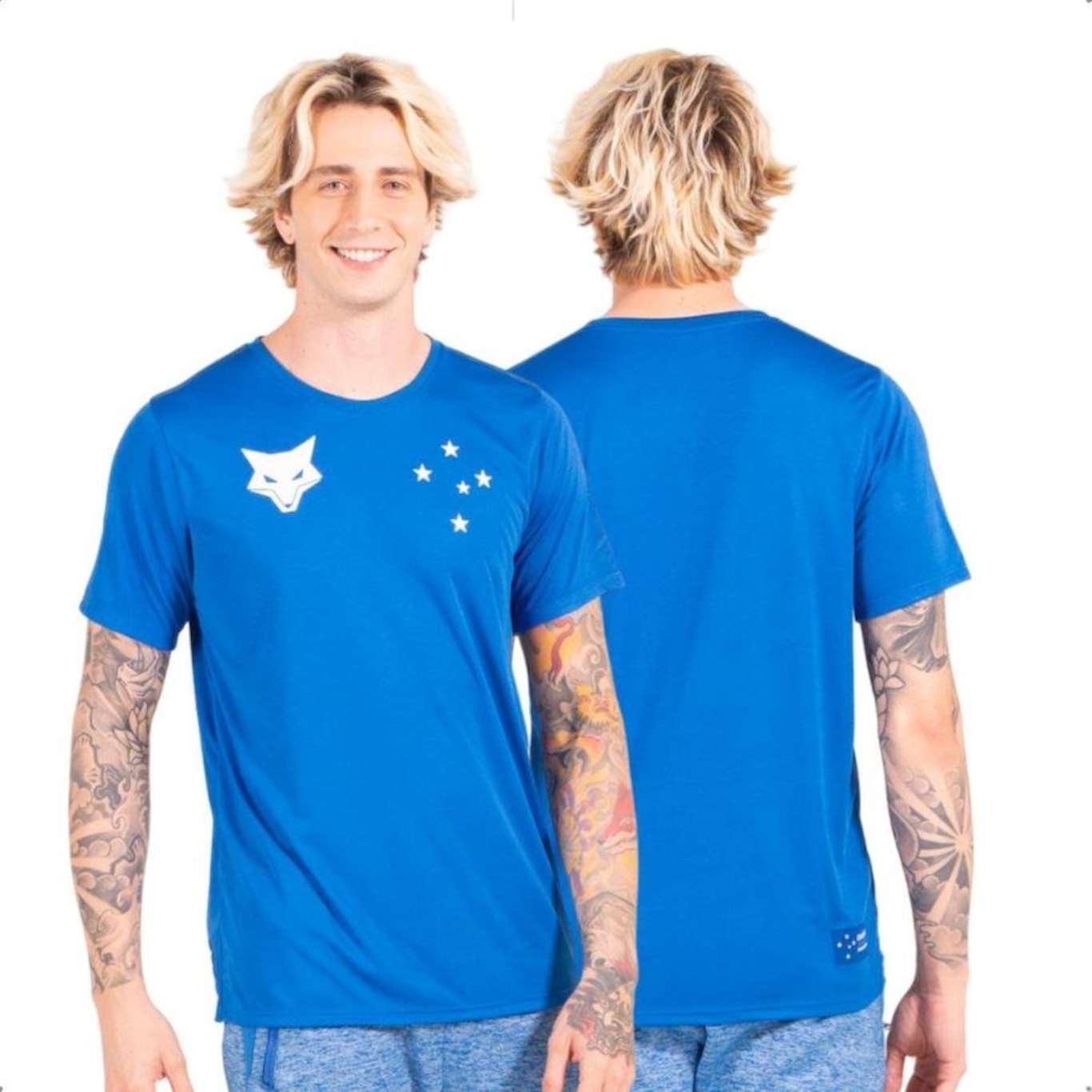 Camiseta do Cruzeiro Esporte Clube Surf Center Oficial Esportiva - Masculina - Foto 4