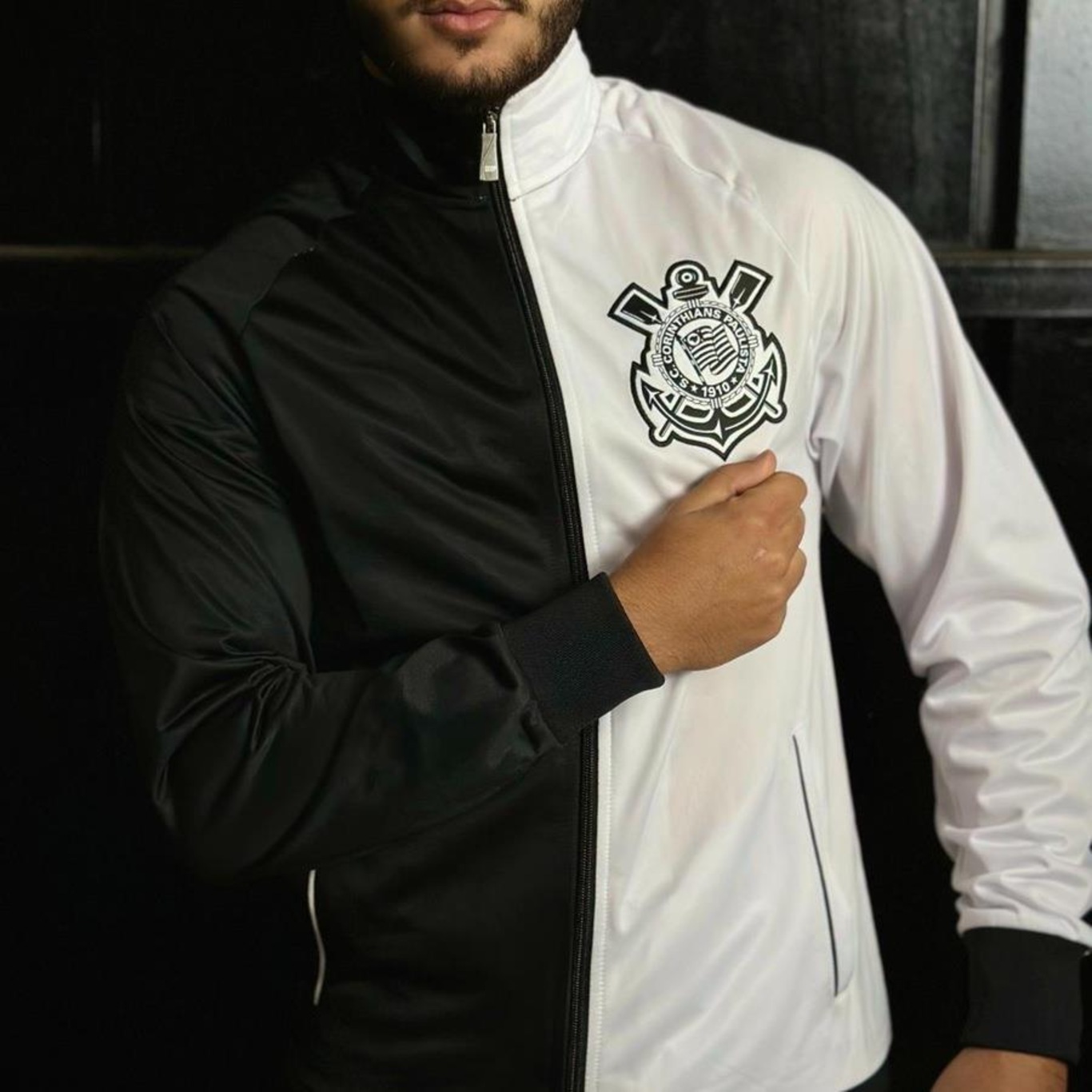 Jaqueta do Corinthians Trilobal Duo Lotus - Masculina - Foto 6