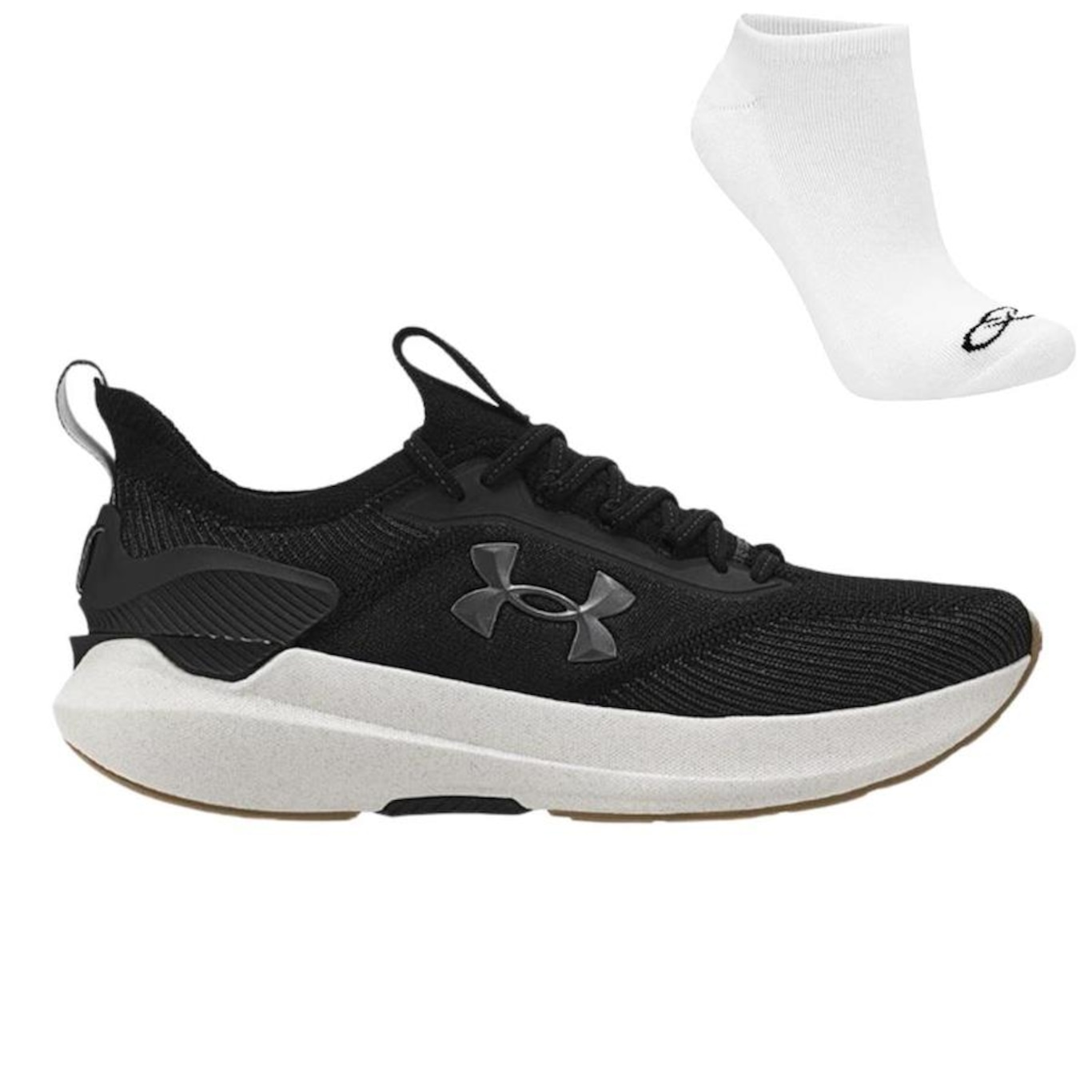 Kit Tênis Under Armour Hit Se + Meia - Unissex - Foto 1