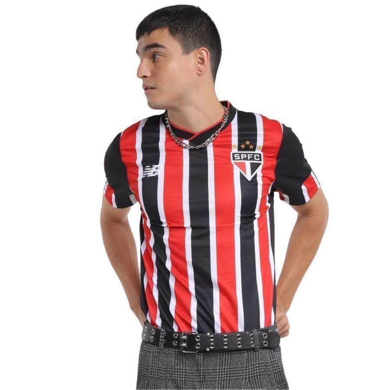 Camisa do São Paulo II 24 New Balance Masculina Torcedor - Foto 3