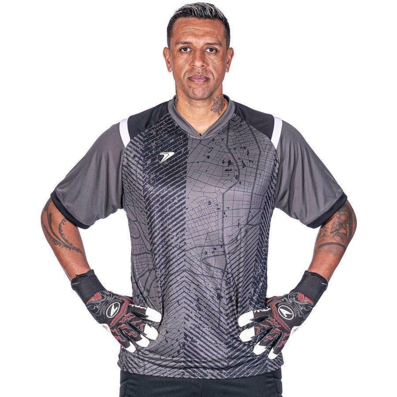 Camisa de Goleiro Poker Sublimada Kraft - Masculina - Foto 2