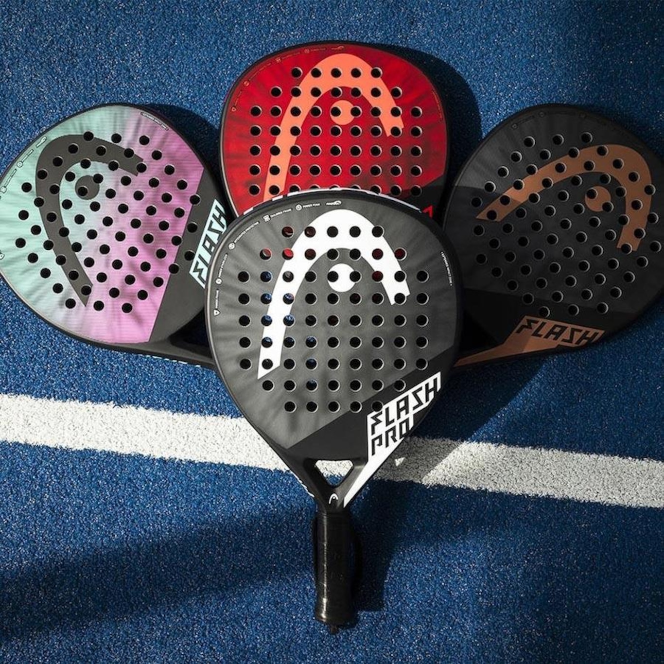 Raquete Padel Head Flash Pro New Grafite Grapheno 360+ - Foto 2