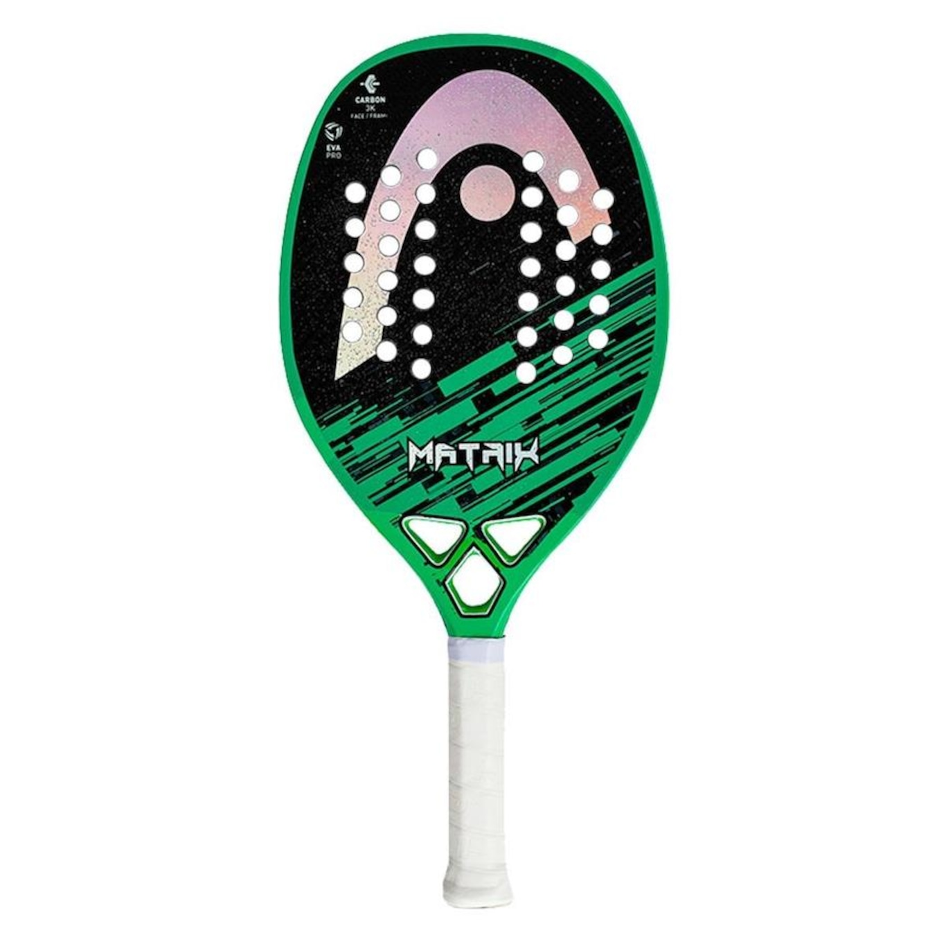 Raquete Beach Tennis Head Matrix New Carbono 3K - Foto 1