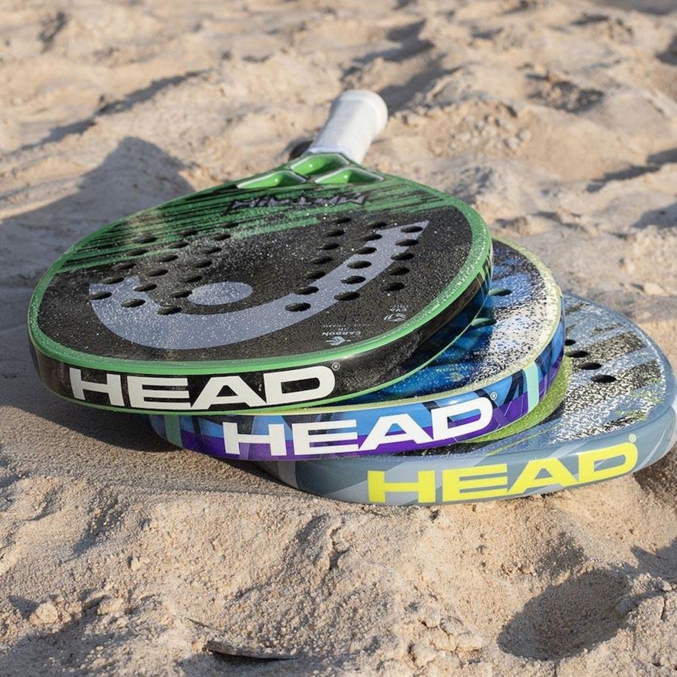 Raquete Beach Tennis Head Matrix New Carbono 3K - Foto 3