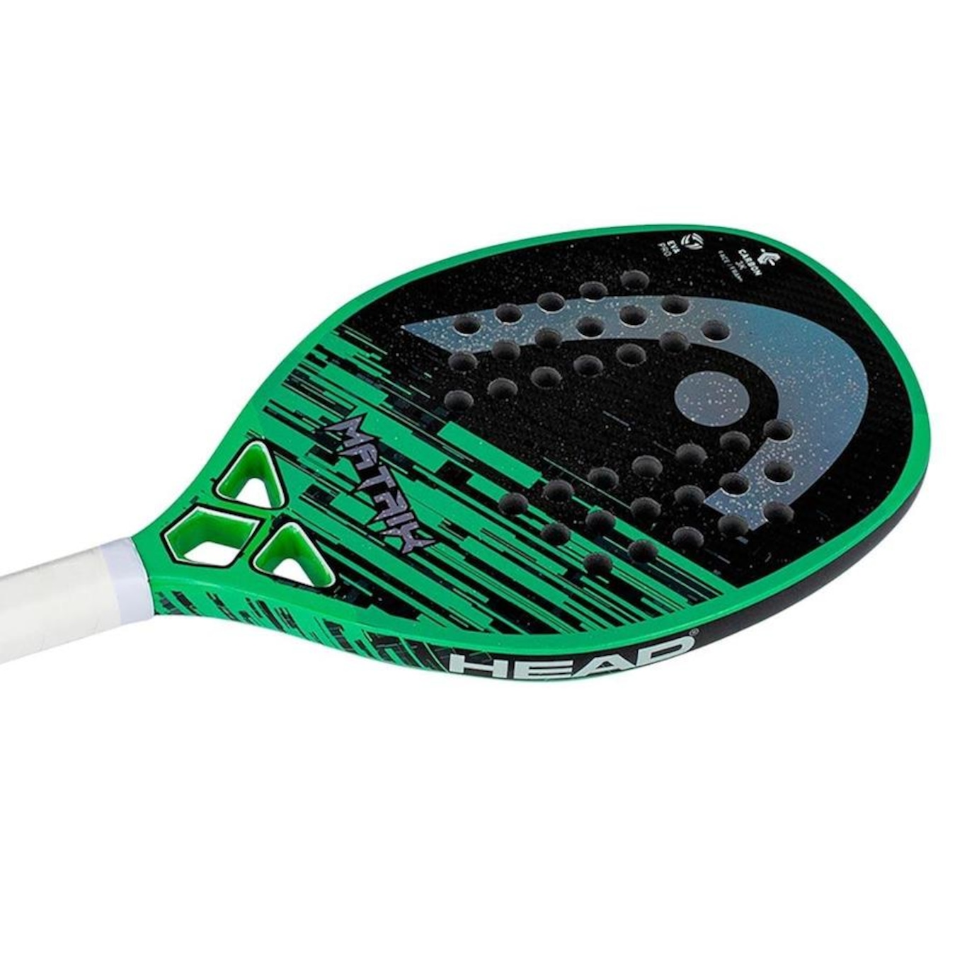 Raquete Beach Tennis Head Matrix New Carbono 3K - Foto 5