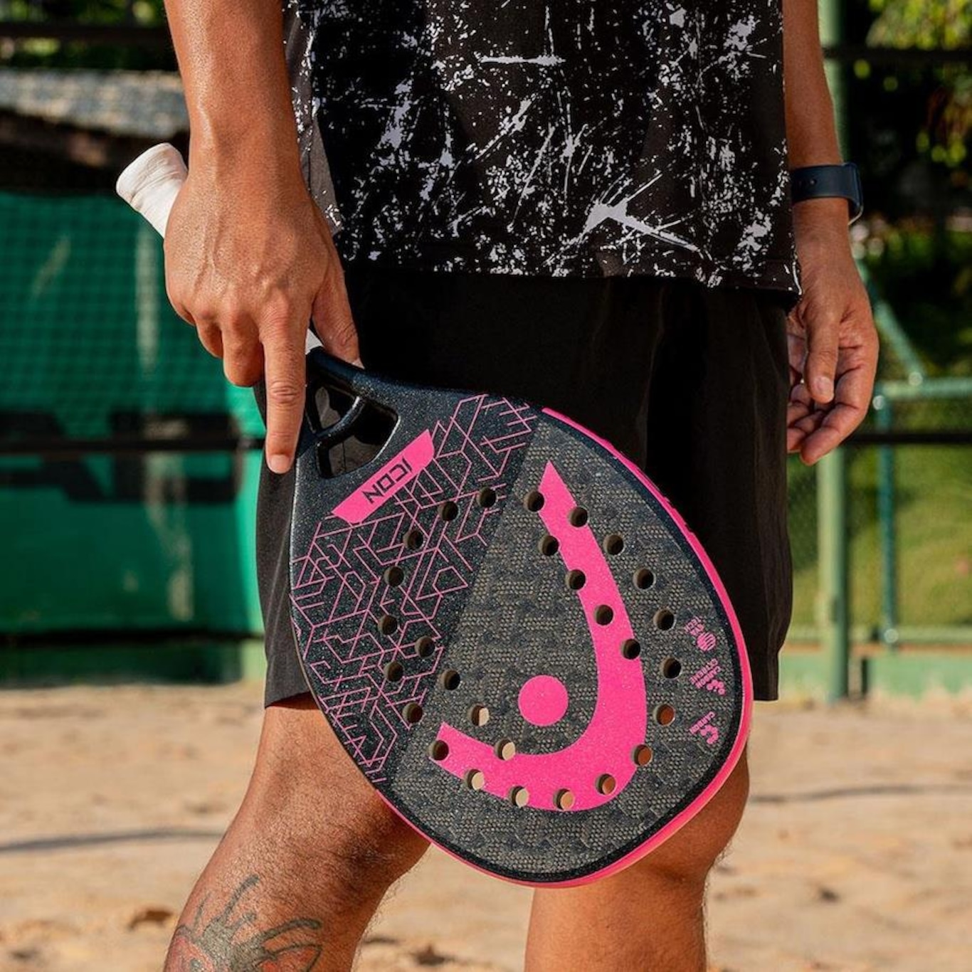 Raquete Beach Tennis Head Icon Carbono Extreme - Foto 2