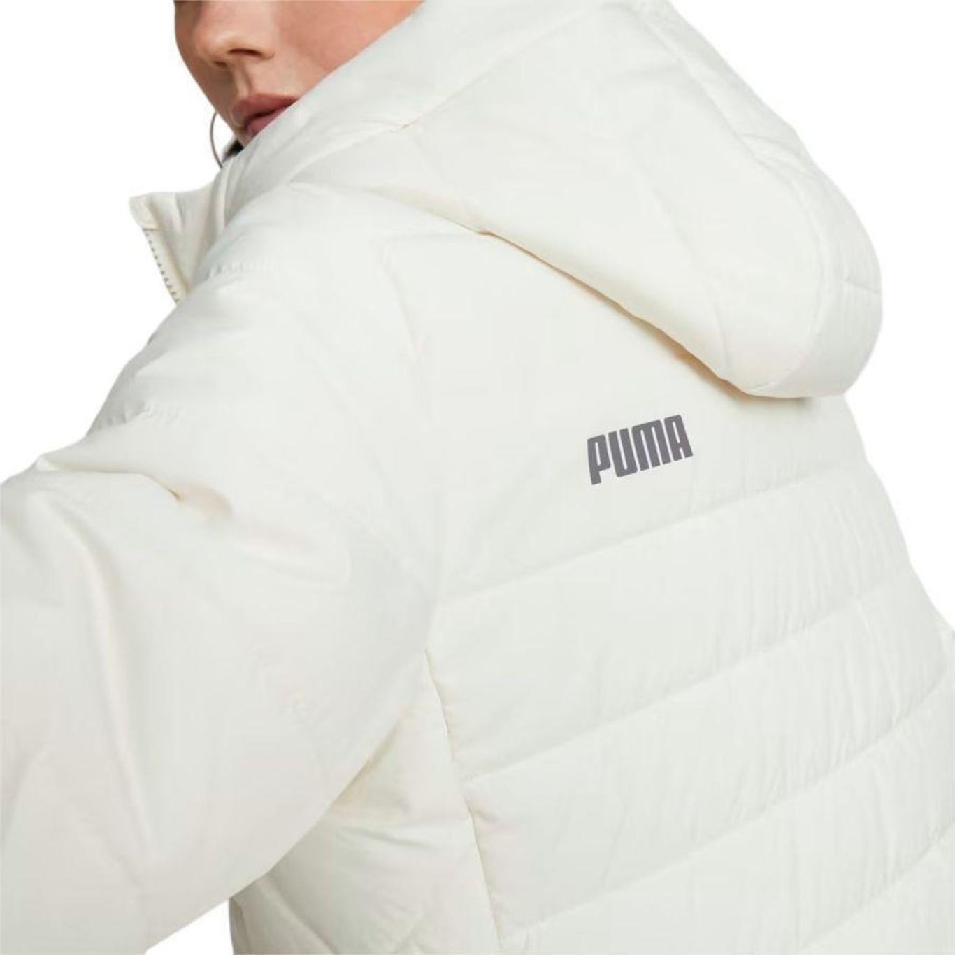 Jaqueta Puma Essentials Hooded Padded - Feminina - Foto 5