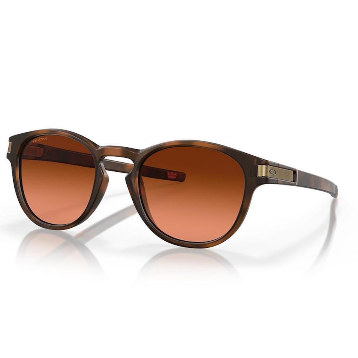 Óculos de Sol Unissex Oakley Latch Matte Brown Tortoise 6053 - Foto 1