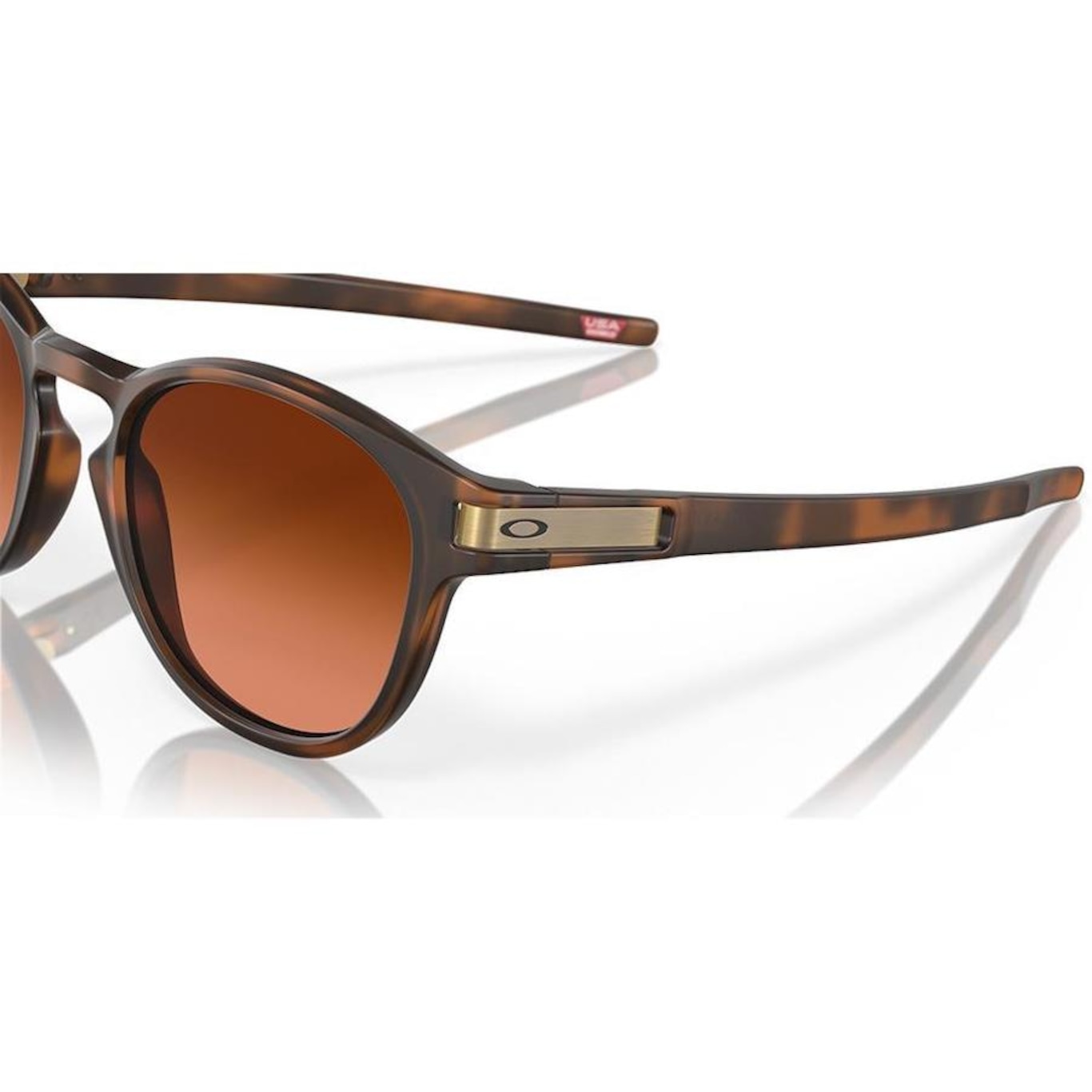 Óculos de Sol Unissex Oakley Latch Matte Brown Tortoise 6053 - Foto 2