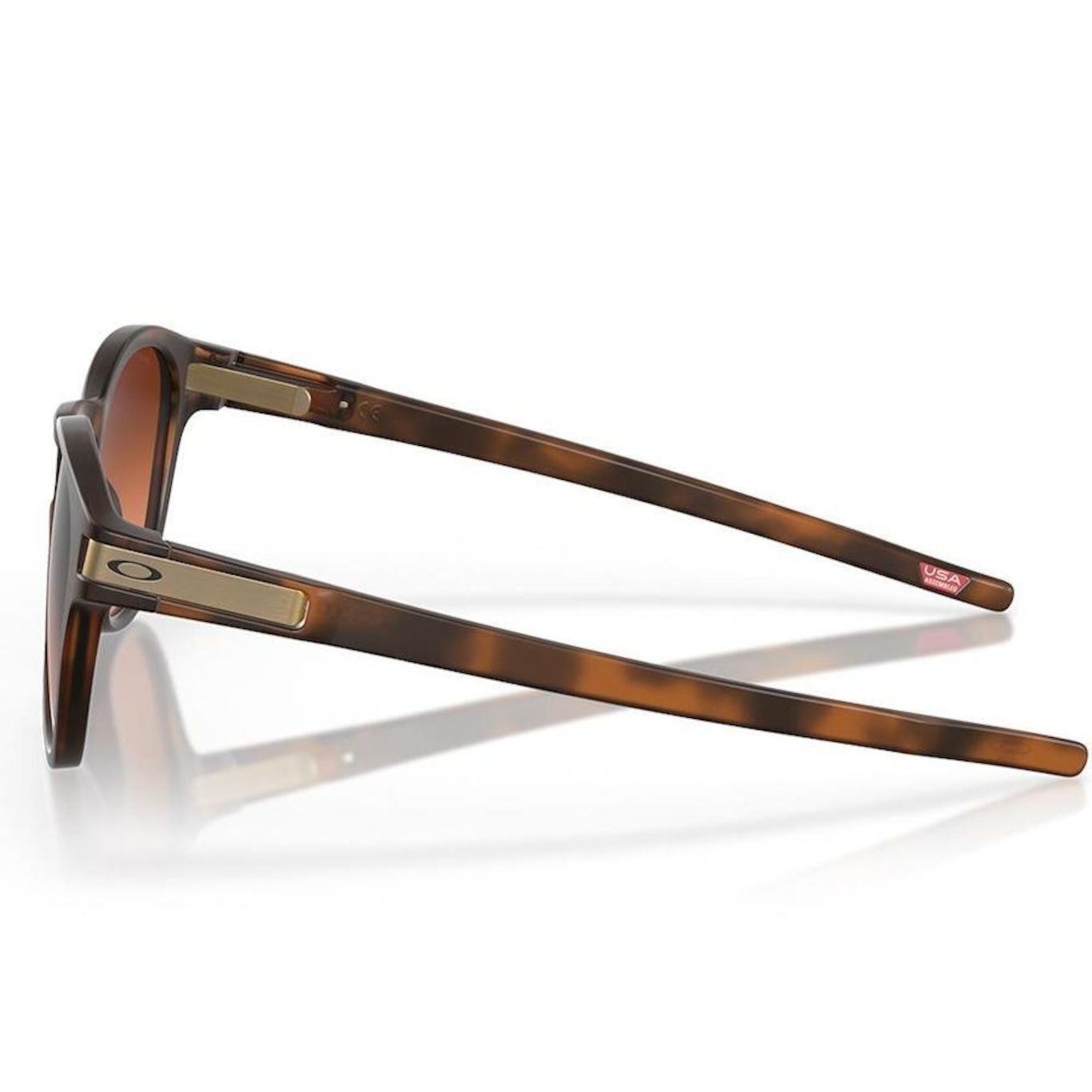 Óculos de Sol Unissex Oakley Latch Matte Brown Tortoise 6053 - Foto 3