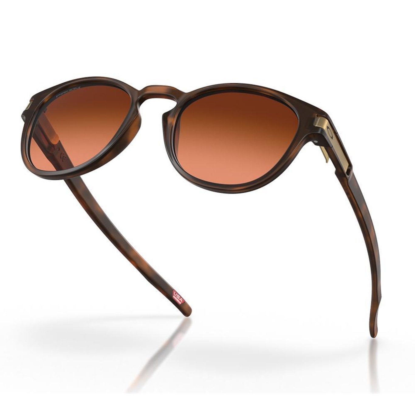 Óculos de Sol Unissex Oakley Latch Matte Brown Tortoise 6053 - Foto 5