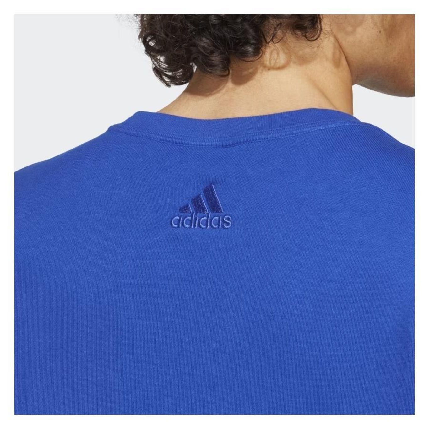 Blusão de Moletom Adidas Big Logo - Masculino - Foto 3