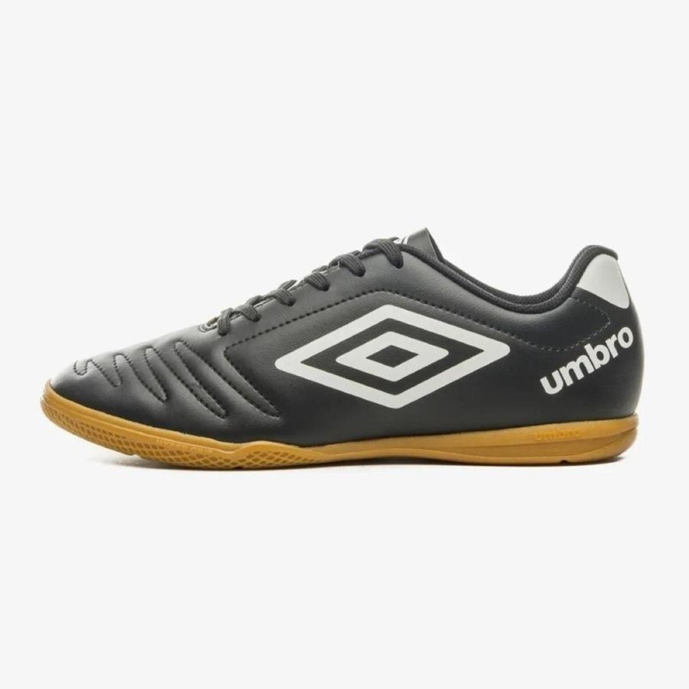 Chuteira Futsal Umbro Class Masculina + Meia Antiderrapante Branca - Foto 2