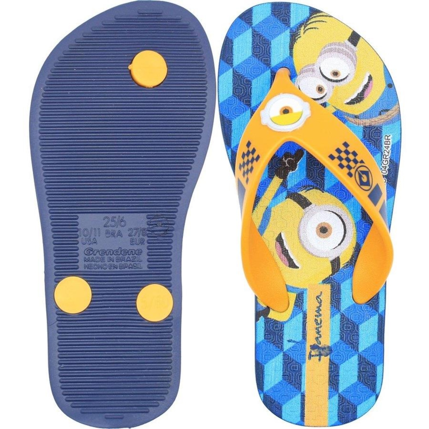 Chinelo De Dedo Infantil Ipanema Minions Menino - Foto 3