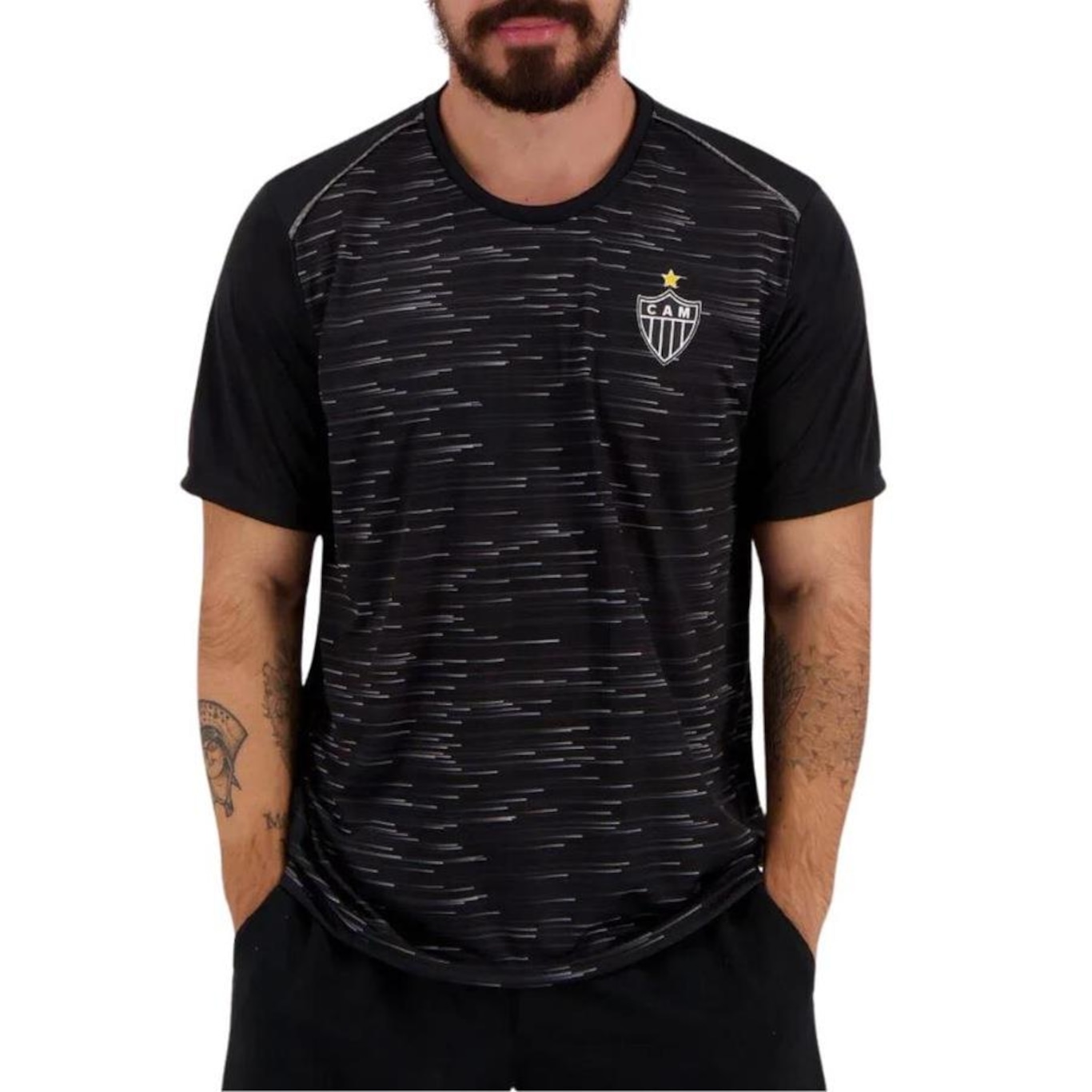 Camiseta Atlético Mineiro Hide Braziline Masculina - Foto 1