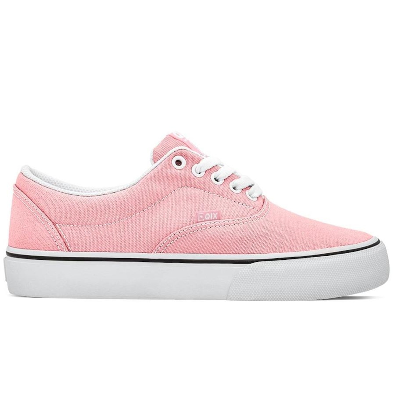 Tênis Qix Sunset Vulcan Rosa Bebe Branco Unissex - Foto 1