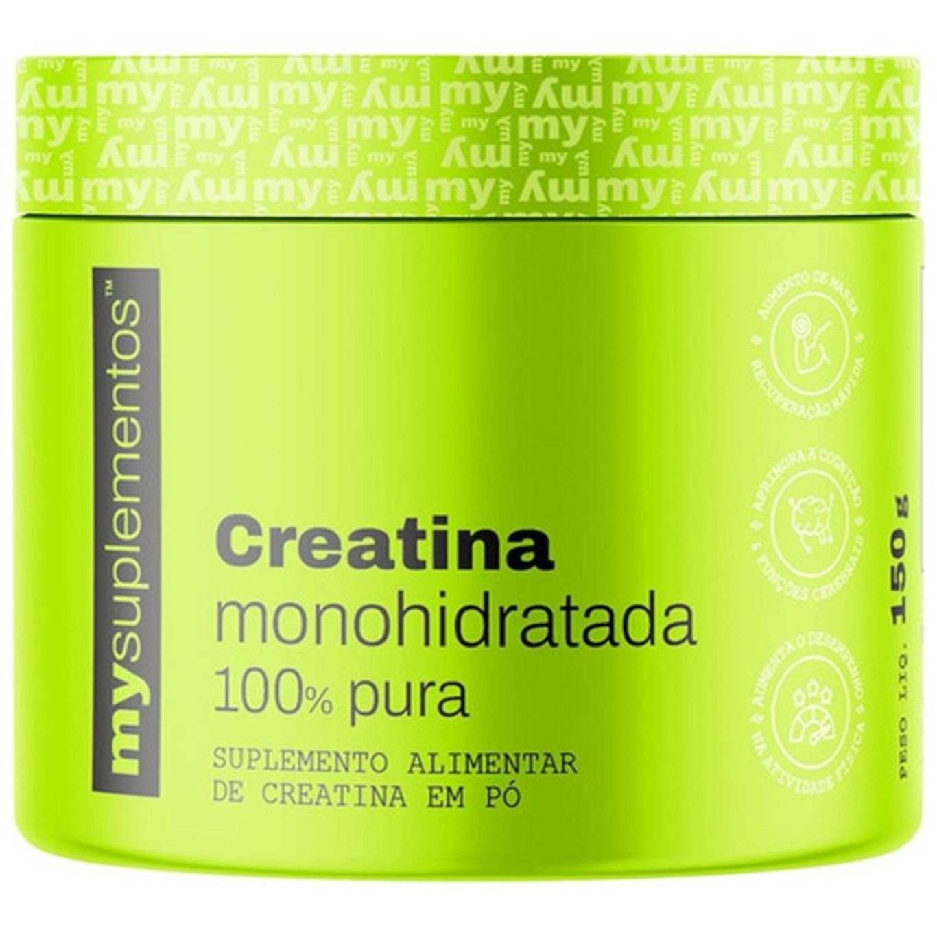 Creatina 100% Pura My Suplementos - 150g - Foto 1