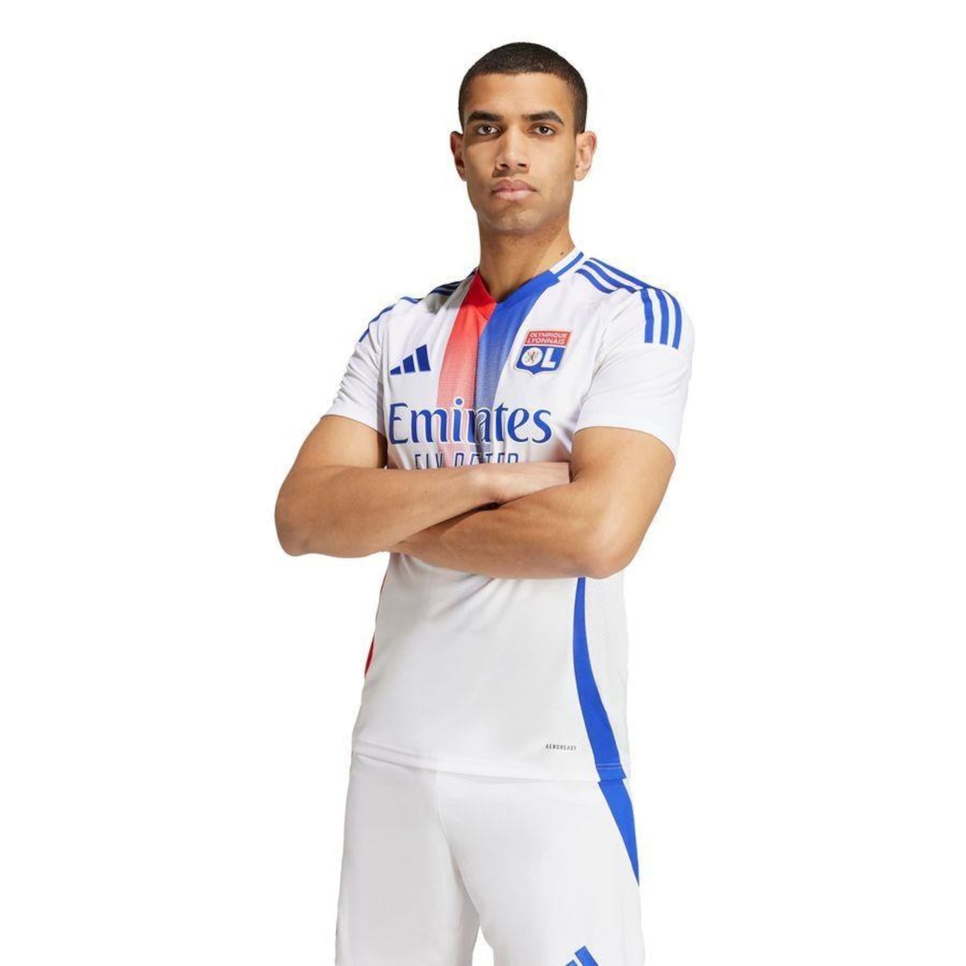 Camisa 1 Olympique Lyonnais 24/25 adidas - Masculina - Foto 2