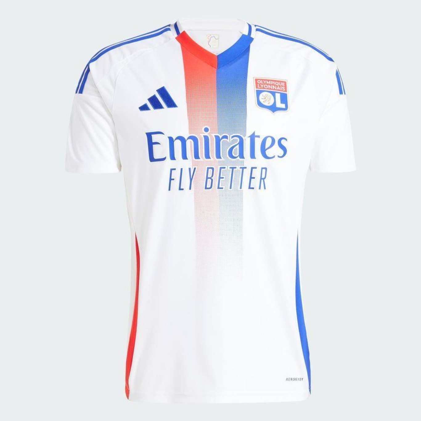 Camisa 1 Olympique Lyonnais 24/25 adidas - Masculina - Foto 4