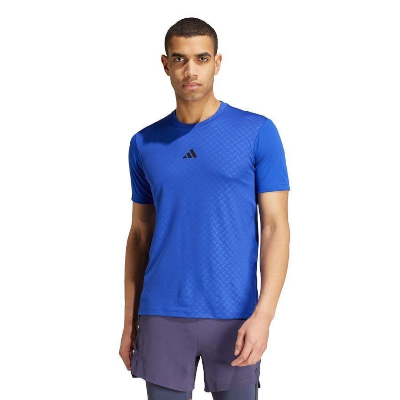 Camiseta adidas Power Workout - Masculina - Foto 2