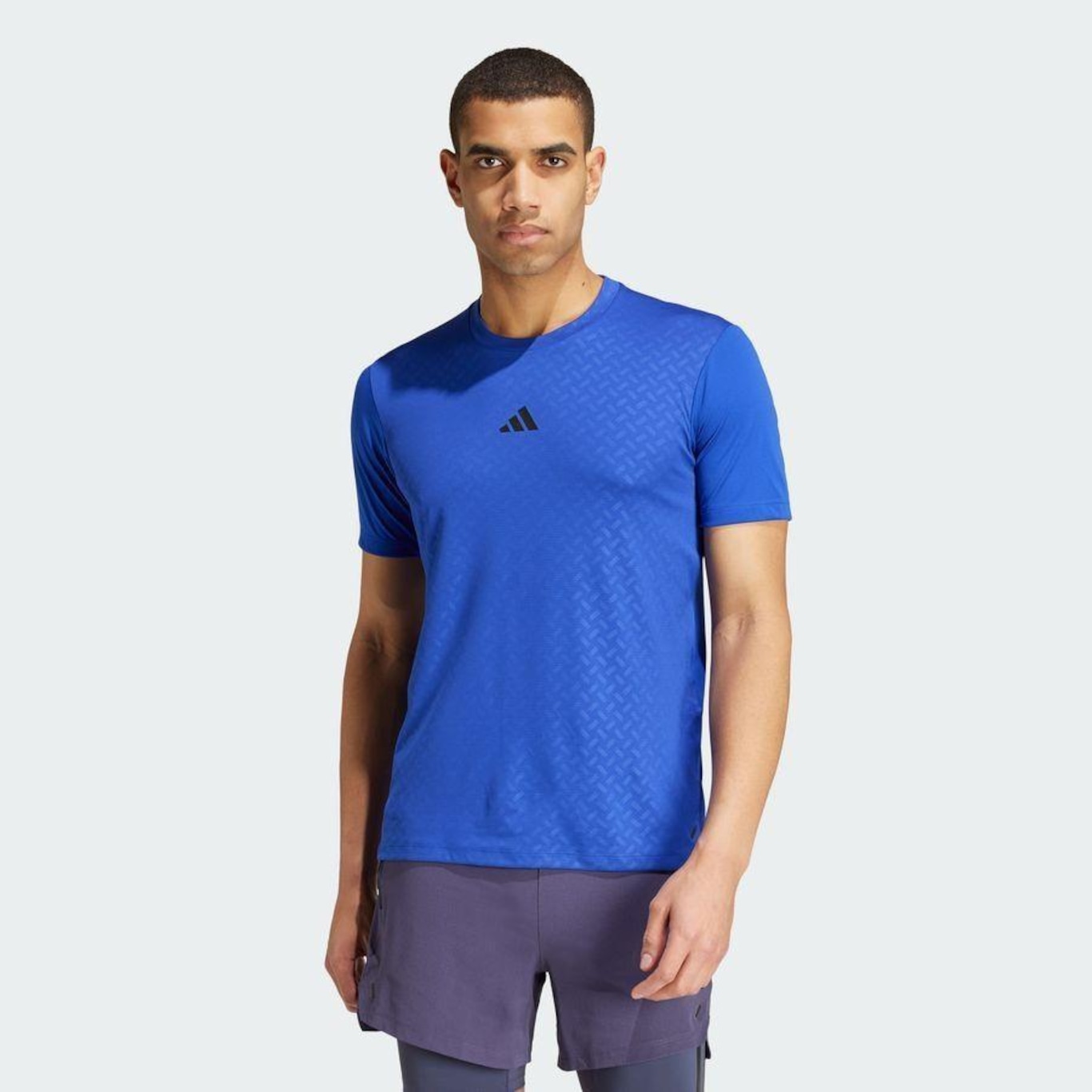 Camiseta adidas Power Workout - Masculina - Foto 3