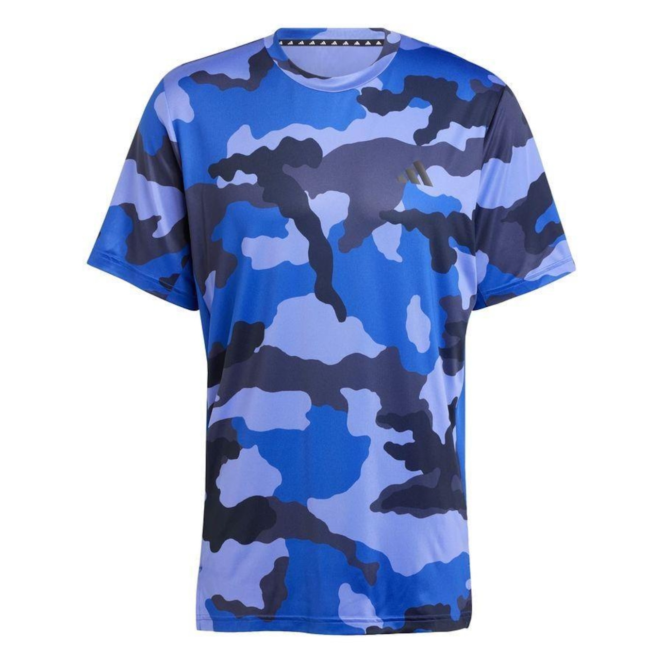 Camiseta adidas Estampada Train Essentials Camo - Masculina - Foto 1