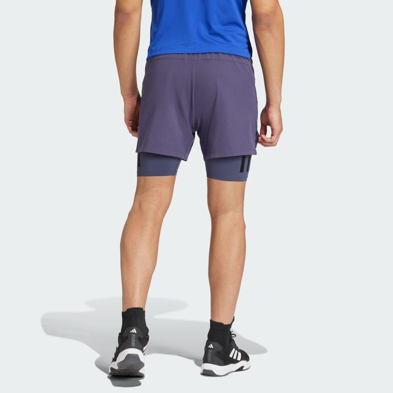 Shorts adidas Treino 2 Em 1 Power - Masculino - Foto 5